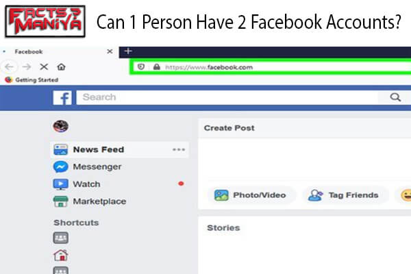 1 Person Have 2 Facebook Accounts